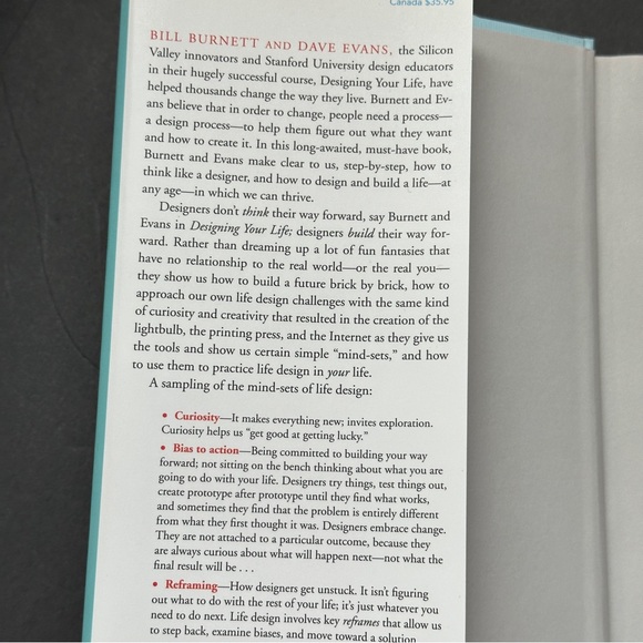 Designing Your Life by Bill Burnett | Self-Help | Hardcover Book - Picture 3 of 8